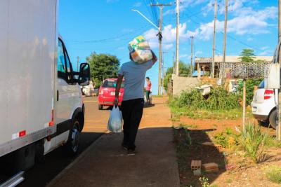 Ceagro e Fundação Banco do Brasil doam mais de 15 toneladas de alimentos em Laranjeiras do Sul 